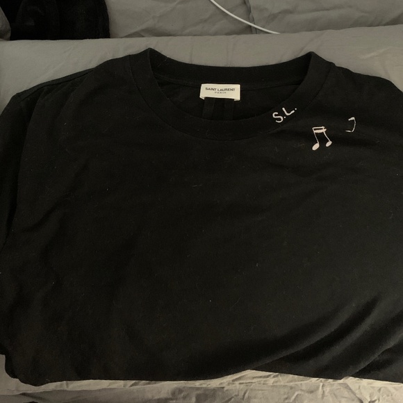Saint Laurent Short Sleeve Music Note 